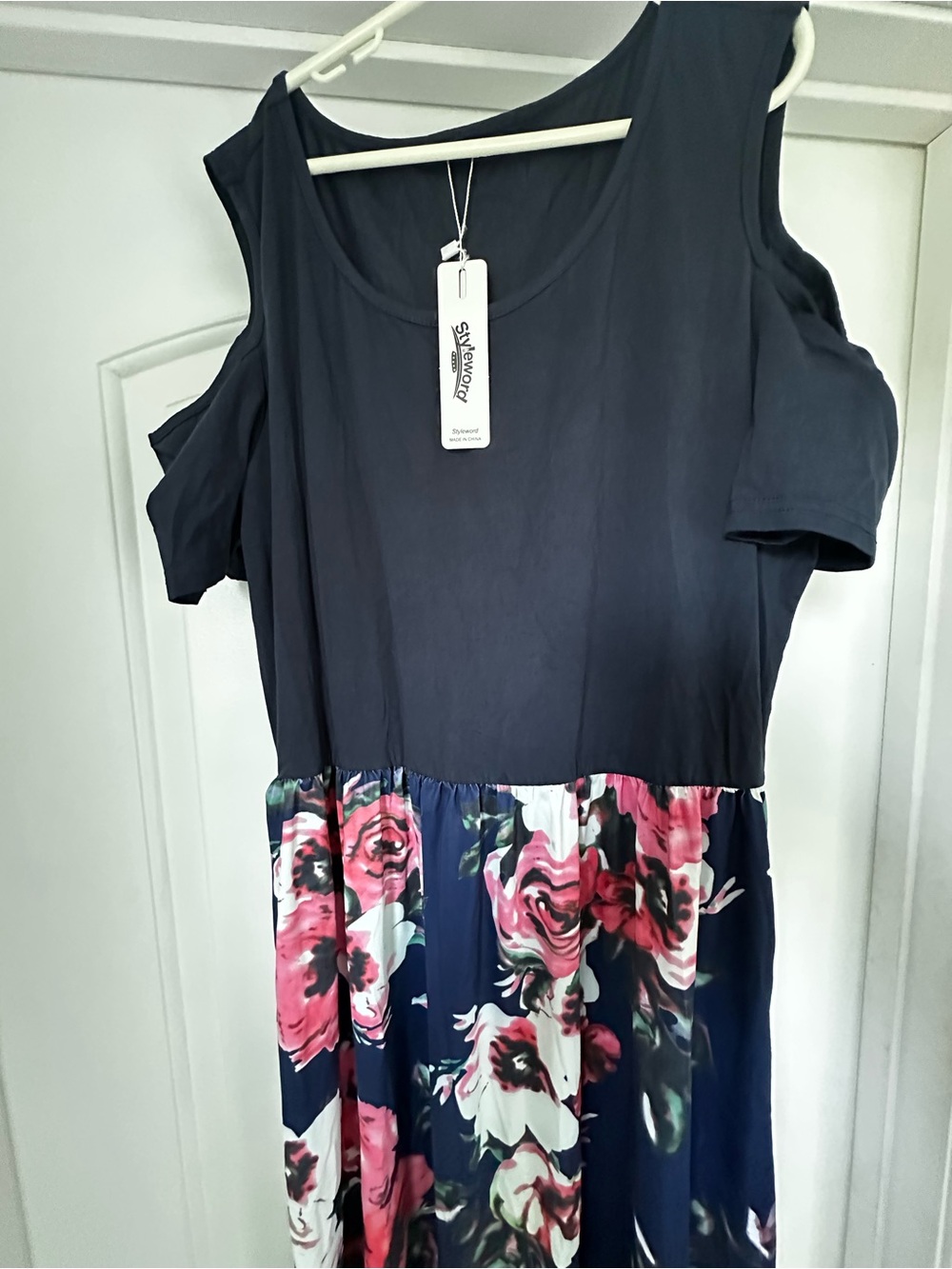Styleword Navy Floral Dress